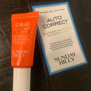 Sunday Riley C.E.O. Serum and Auto Correct Cream Set